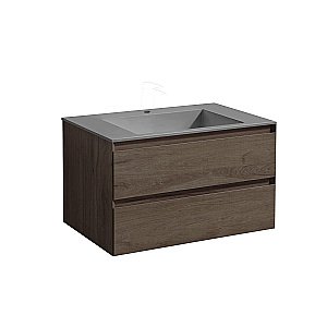 Тумба с раковиной Vincea Luka 80 R.Oak для ванной в интернет-магазине Sanbest