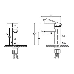 Смеситель для раковины Kaiser Sonat 34011-2 купить в интернет-магазине сантехники Sanbest