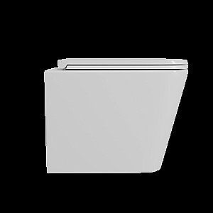 Унитаз подвесной с инсталляцией D&K Berlin DS1431606 белый/кнопка хром, безободковый, с крышкой микролифт купить в интернет-магазине Sanbest