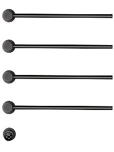 Полотенцесушитель электрический встраиваемый WONZON & WOGHAND HAMBURG, Темный графит (WW-AL314-GM) купить в интернет-магазине сантехники Sanbest