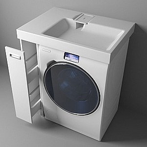 Тумба с раковиной Эстет Riga Luxe 80 с ящиком для ванной в интернет-магазине Sanbest