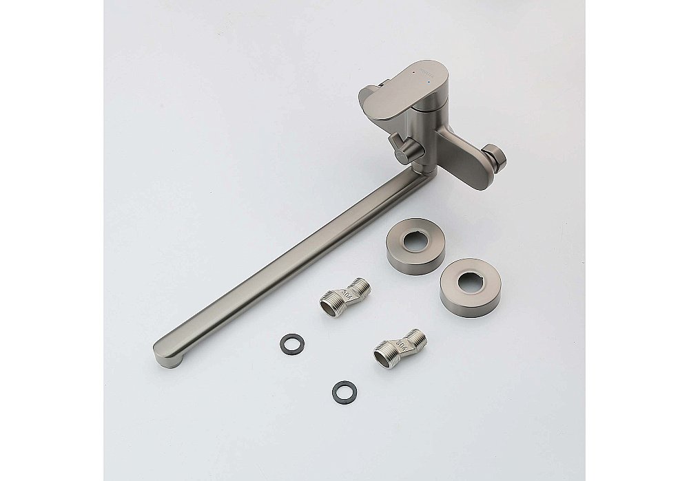 Cмеситель для ванны Aquatek Ника AQ1842BGM оружейная сталь купить в интернет-магазине сантехники Sanbest