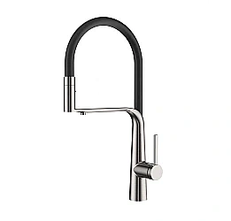 Смеситель для кухни Wonzon & Woghand WW-8020293-BN брашированный никель купить в интернет-магазине сантехники Sanbest