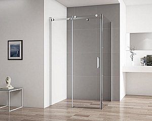 Душевой уголок Cezares Stylus-Soft 100x100 STYLUS-SOFT-A-1-100/100-C-Cr стекло прозрачное/профиль хром купить в интернет-магазине Sanbest