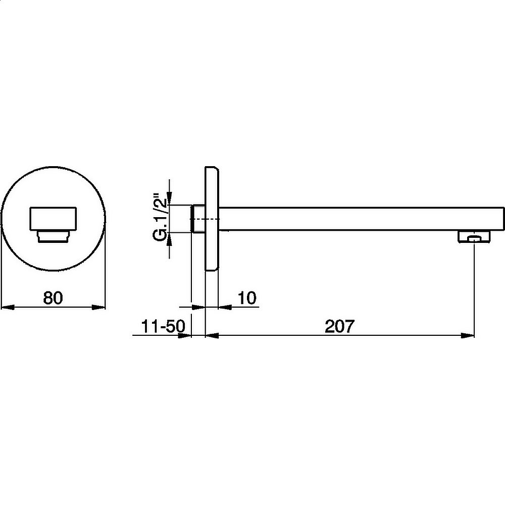 Излив  Cisal Roadster RR00024021 купить в интернет-магазине сантехники Sanbest