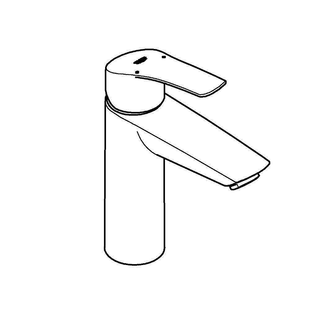 Смеситель для раковины GROHE Eurosmart 23923003 хром купить в интернет-магазине сантехники Sanbest
