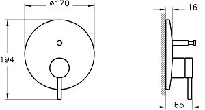 Душевая система Vitra Origin A49266EXP купить в интернет-магазине сантехники Sanbest