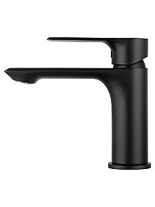 Смеситель для раковины WONZON & WOGHAND BRILLIANT, Черный матовый (WW-88018079-MB) купить в интернет-магазине сантехники Sanbest