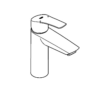 Смеситель для раковины GROHE Eurosmart 23923003 хром купить в интернет-магазине сантехники Sanbest