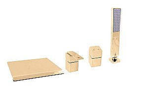 Смеситель на борт ванны RAV-Slezak LOIRA LR574.5PZ золото купить в интернет-магазине сантехники Sanbest