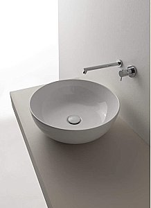 Раковина накладная Globo T-Edje 37 B6T37.BI*0 белая купить в интернет-магазине Sanbest