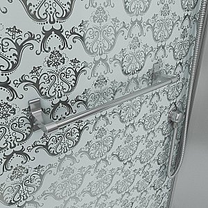 Душевая кабина Niagara Luxe NG-7717WBK 100x100 серебро купить в интернет-магазине Sanbest