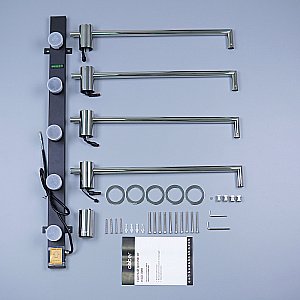 Полотенцесушитель электрический ABBER Charme AH4004 хром купить в интернет-магазине сантехники Sanbest