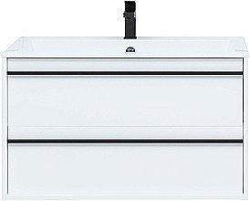 Тумба для раковины Aquanet Lino 253904 90 белый матовый купить в интернет-магазине сантехники Sanbest