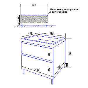 Инсталляция для унитаза Azario AZ-8010-1000 купить в интернет-магазине сантехники Sanbest