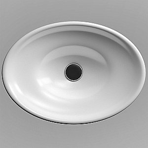 Раковина накладная Bien Dune 53 DNLG05301FD0W3000 белая купить в интернет-магазине Sanbest