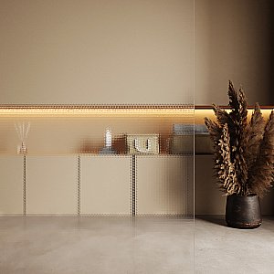 Душевое ограждение WasserKRAFT Rur 30W40-TXG 120 стекло текстурное/профиль серебристый купить в интернет-магазине Sanbest