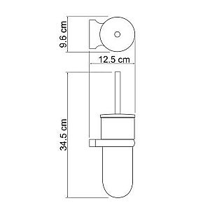 Ершик подвесной WasserKRAFT Berkel K-6827 купить в интернет-магазине сантехники Sanbest