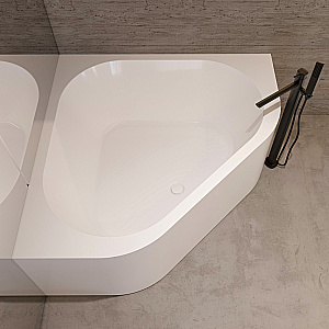 Ванна Abber 135х135 AB9507-1.3 белая купить в интернет-магазине Sanbest
