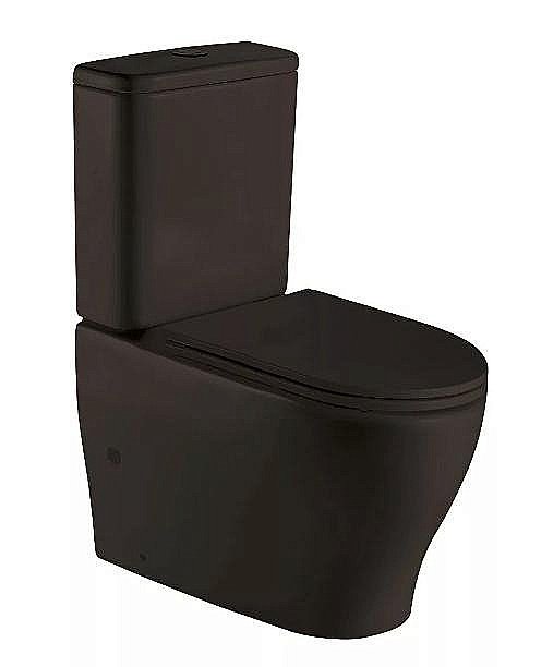 Унитаз напольный WeltWasser ANGERBACH SK 001 MT-BL черный купить в интернет-магазине Sanbest