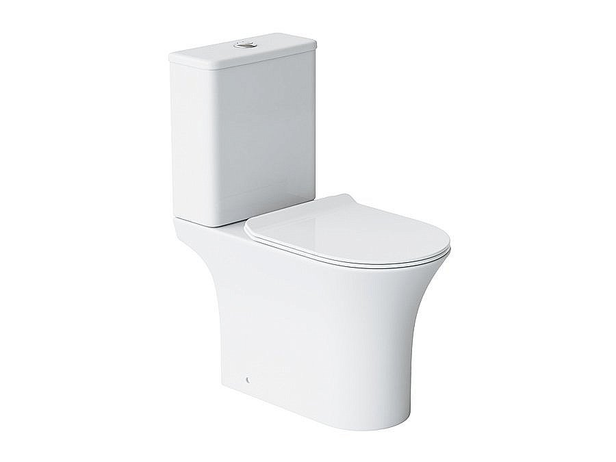 Унитаз напольный Laguraty 21217A безободковый, с крышкой микролифт, с бачком купить в интернет-магазине Sanbest