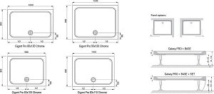 Душевой поддон Ravak Gigant Pro Chrome 120x80 купить в интернет-магазине Sanbest