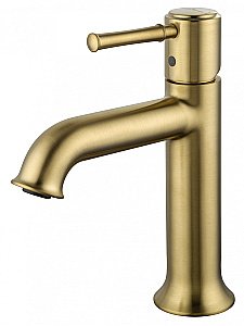Смеситель для раковины WONZON & WOGHAND TOR, Брашированное золото (WW-88018073-BG) купить в интернет-магазине сантехники Sanbest