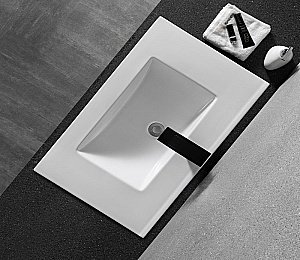 Раковина Ceramalux N 71 YJ-803-70 белая купить в интернет-магазине Sanbest