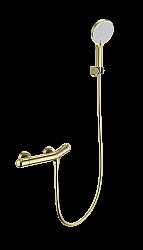 Смеситель для душа с термостатом WONZON & WOGHAND T-1000, Брашированное золото (WW-B2057-A-BG) купить в интернет-магазине сантехники Sanbest