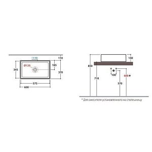 Раковина GLOBO Forty3 FO062.BI*0 60 купить в интернет-магазине Sanbest