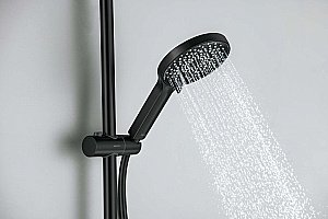 Душевой гарнитур Aquatek Лугано AQ2022MB черный матовый купить в интернет-магазине сантехники Sanbest