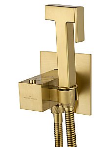 Гигиенический душ с термостатом WONZON & WOGHAND WW-88829910-BG брашированное золото купить в интернет-магазине сантехники Sanbest