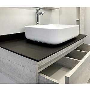 Тумба с раковиной Comforty Прага 90 00-00014424 дуб белый для ванной в интернет-магазине Sanbest