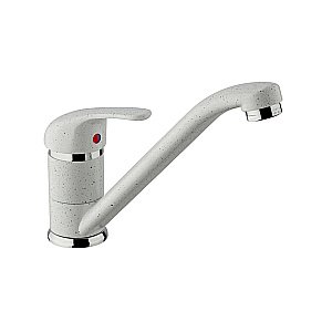 Смеситель для кухни PAINI Jolly 6990573Z1KM белый гранит купить в интернет-магазине сантехники Sanbest