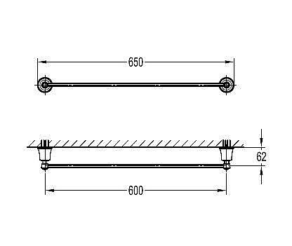 Полотенцедержатель CEZARES LIBERTY CZR-F-8981 купить в интернет-магазине сантехники Sanbest