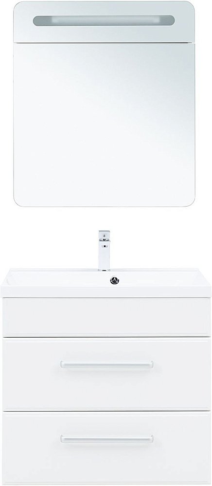 Тумба с раковиной Aquanet Лукка 302397 75 белый для ванной в интернет-магазине Sanbest