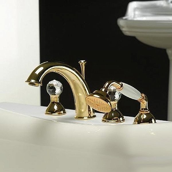 Смеситель на борт ванны Webert Karenina KA730101010 купить в интернет-магазине сантехники Sanbest