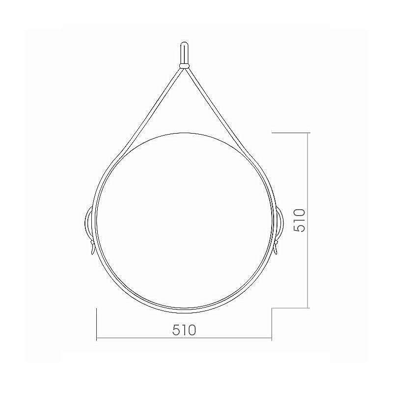 Зеркало Azario Капитан 51 в ванную от интернет-магазине сантехники Sanbest