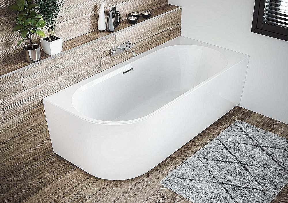 Акриловая ванна Riho Desire Velvet White 184x84 белая матовая купить в интернет-магазине Sanbest