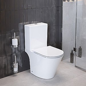 Унитаз Ambassador Ritz 237K19002S с бачком, с крышкой микролифт, белый купить в интернет-магазине Sanbest