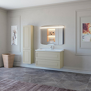 Тумба с раковиной Caprigo Wales 100 цвет на выбор для ванной в интернет-магазине Sanbest