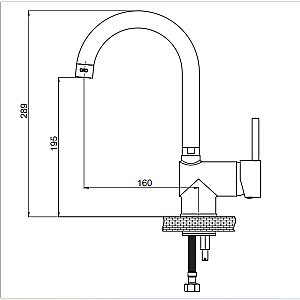 Смеситель для раковины GPD Espina MTL70 купить в интернет-магазине сантехники Sanbest