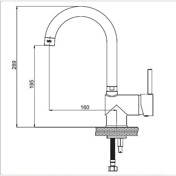 Смеситель для раковины GPD Espina MTL70 купить в интернет-магазине сантехники Sanbest
