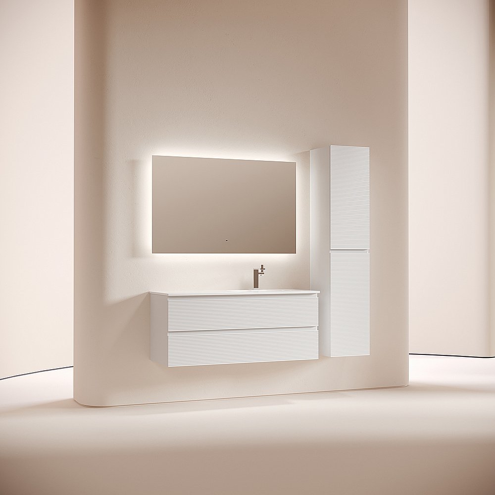 Тумба с раковиной Sancos Folk FL120W 120 Bianco для ванной в интернет-магазине Sanbest