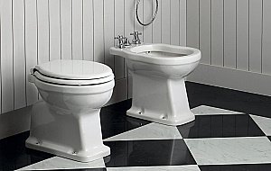 Унитаз приставной SIMAS Londra LO911, белый купить в интернет-магазине Sanbest