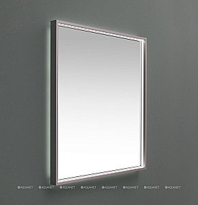 Зеркало De Aqua Алюминиум 261693 60 серебро в ванную от интернет-магазине сантехники Sanbest