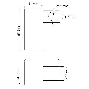 Держатель ручного душа WasserKraft A321 никель купить в интернет-магазине сантехники Sanbest