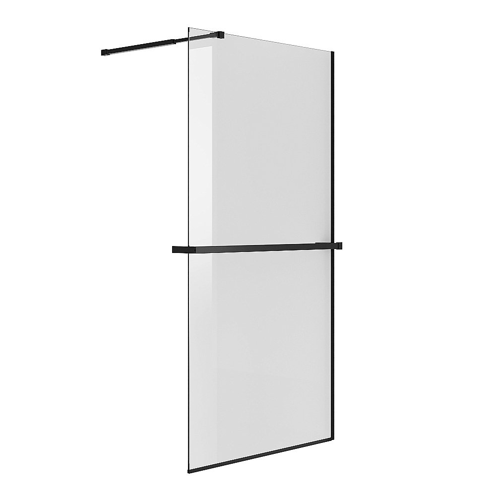 Душевое ограждение Niagara Nova NG-670-10ВLACK 100 прозрачное/профиль черный матовый купить в интернет-магазине Sanbest