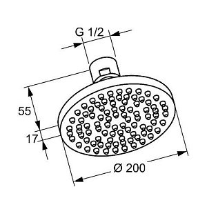 Душевая система Kludi Bozz 386300576 хром купить в интернет-магазине сантехники Sanbest