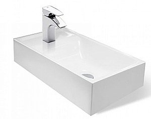 Тумба с раковиной Эстет Mini 40 любой цвет тумбы и раковины с блестками под заказ для ванной в интернет-магазине Sanbest